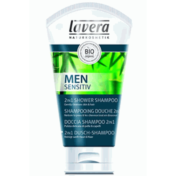 Lavera Men Sensitive: Organic 3 in 1 Shower Shampoo 150 ml